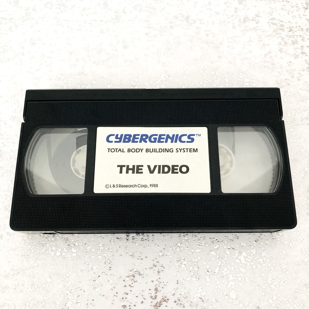1988 CYBERGENICS Total Body Building System The Video VINTAGE VHS Tape